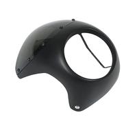 NVCPHGEDEK Grille de protection pour phare de moto Pare-brise De Moto 7 Pouces ABS Anti-âge, Carénage De Phare, Protection Universelle Pour La Plupart Des Motos(Matt black)