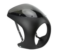 NVCPHGEDEK Grille de protection pour phare de moto Phare Avant Universel Pour Moto, 178 Mm, 7 Pouces, Carénage, Couvercle Pour Phares Ronds(Matt black)