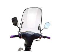 NVCPHGEDEK Pare-Brise Moto Pare-Brise De Moto Coupe-Vent Transparent Extension Universelle Spoiler Pare-Brise pour Scooter