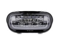 NVCPHGEDEK Phare LED pour motos, feu avant avec support de montage pour Fat pour Bob 2008 - 24, conduite blanc, feux croisement et route Phare Avant Moto