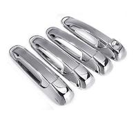 NVCPHGEDEK Poignée de porte extérieure de voiture Lot De 8 Caches De Poignée De Porte En Plastique Pour Dodge 1500-5500 2002-2008, Noir Brillant( Chrome)