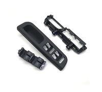 NVCPHGEDEK Poignées Porte Intérieures Voiture Commande Vitre, Cadre Panneau Intérieur, Garniture Poignée Intérieure Pour Vw Pour Jetta, Pour Golf MK4, Pour Passat B5 1998-2004( Champagne)