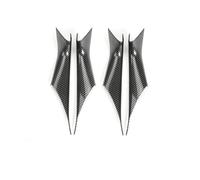 NVCPHGEDEK Poignées Porte Intérieures Voiture Garniture de poignée porte intérieure voiture, accessoires en fibre carbone Pour BMW Série 5 G30, X3, X4, IX3, G01, G02 (2017-2023)( Carbon Fiber 1set)