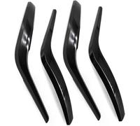 NVCPHGEDEK Poignées Porte Intérieures Voiture Housse De Poignée Porte Intérieure Et Accoudoir Pour BMW X1 E84 2010-2016, A/Argent, Lot 4 Pièces( A/Piano Black 4pcs Set)