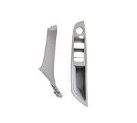 NVCPHGEDEK Poignées Porte Intérieures Voiture Poignée de porte intérieure, couvercle et panneau commutateur fenêtre Pour BMW Série 5 F10/F11/F18 520-530 2010-2017 conduite à droite( Grey 2pcs)