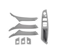NVCPHGEDEK Poignées Porte Intérieures Voiture Poignée de porte intérieure, couvercle et panneau commutateur fenêtre Pour BMW Série 5 F10/F11/F18 520-530 2010-2017 conduite à droite( Grey 7pcs)