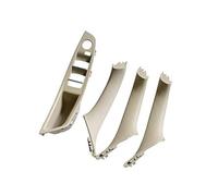 NVCPHGEDEK Poignées Porte Intérieures Voiture Poignées De Porte Intérieures, Interrupteurs Lève-vitre Et Garnitures Pour BMW Série 5 F10/F11/F18 2010-2016( Beige White-4pcs)