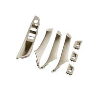 NVCPHGEDEK Poignées Porte Intérieures Voiture Poignées De Porte Intérieures, Interrupteurs Lève-vitre Et Garnitures Pour BMW Série 5 F10/F11/F18 2010-2016( Beige White-7pcs)