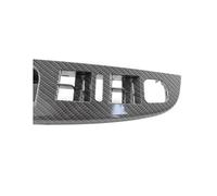 NVCPHGEDEK Poignées Porte Intérieures Voiture Poignées Porte Intérieures Voiture, Garnitures Panneau Commande Vitres, Cadre En Fibre De Carbone Pour Jetta MK5 Et Pour Golf 5 (2005-2009)