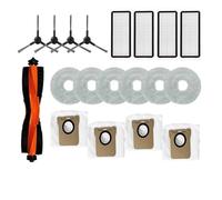 NVDERTA Accessoires compatibles avec l'aspirateur Robot Xiaomi X20 Max / D109GL Pièces Brosse Principale Brosse latérale Filtre Sac en Tissu(Set2)