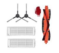 NVDERTA Brosse Principale, Filtre Lavable, Brosse latérale, Compatible avec Xiaomi Mijia 2e génération STYTJ02YM, Accessoires for aspirateur Robot(2-1)
