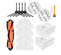 NVDERTA Compatible avec l'aspirateur Robot autonettoyant Xiaomi Roidmi EVA/SDJ06RM, Brosse latérale Principale, Filtre, Sac en Tissu(Set3)