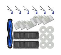 NVDERTA Compatible avec l'aspirateur Robot Deebot T50S Omni, brosses latérales principales, Filtre en Tissu et Sac en Tissu.(Set 3)