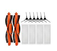 NVDERTA Compatible avec Les aspirateurs Robots Xiaomi Mi Robot Vacuum-Mop Pro STYTJ02YM V2 V3 SE Conga 3490 3690 : Brosse Principale, Filtre HEPA et pièces détachées for balais.(Light Grey)