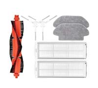 NVDERTA Compatible avec Les aspirateurs Robots Xiaomi S10, S12, T12, B106GL/Mop 2S, XMSTJQR2S/3C, B106CN, Brosse latérale Principale et Filtre de Lavage.(7PCS Set E)