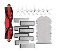 NVDERTA Compatible avec Les modèles S5, S5Max, S6 MaxV, S6Pure, E4, E5, S51, S52 et S55 - Accessoire for Balai à Franges avec Filtre et Brosse latérale(25PCS W)