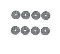 NVDERTA Compatible avec Les pièces d'aspirateur Robot Lydsto W2 / W2 Edge, TAMA All in One Max et Inic IX10, Filtre de Brosse latérale Principale(8pcs)