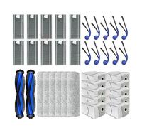 NVDERTA Compatible avec Les pièces d'aspirateur Robot T80 Pro Omni / T80OMNI, Rouleau Principal, Chiffon de Nettoyage, Brosse latérale, Sac, Filtre(38PCS 2B6M10F10S10D)