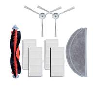 NVDERTA Compatible avec Les pièces d'aspirateur Robot XiaoMi Lydsto R1 / R1A / R1Pro / S1, Brosse Principale/latérale, Filtre, Sac en Tissu(2)