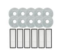 NVDERTA Compatible avec Les pièces détachées for aspirateurs Robots Bot L10 Prime / L10Pro / L10s Pro : Brosse latérale Principale et Filtre de Nettoyage.(13)