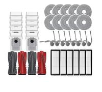 NVDERTA Compatible avec Les pièces Qrevo 5AE / Curv/CurvC/Curv S5X 5A1 5XC / Edge/EdgeC/Edge S5A 5V1, Brosse, Filtre, Sacs de serpillière(36pcs)