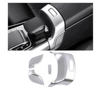 NVDERTA Compatible avec Mercedes Classe B GLA GLB W247 H247 X247 Console Centrale Accoudoir Boîte de Rangement Interrupteur Bouton Cadre Couvercle Garniture Refit(Matte Silver)