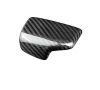 NVDERTA Coque Rigide en Fibre de Carbone véritable Compatible avec Les Autocollants de Levier de Vitesse Audi A4 B9 A5 B9 Q7 4M Q5 FY(Black)