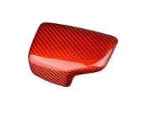 NVDERTA Coque Rigide en Fibre de Carbone véritable Compatible avec Les Autocollants de Levier de Vitesse Audi A4 B9 A5 B9 Q7 4M Q5 FY(White)