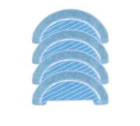 NVDERTA Pièces de Rechange compatibles avec l'aspirateur Robot Cecotec Conga 990/999 Vital : Brosse Principale, Filtre et Chiffon de Nettoyage.(4 Mop Cloth)