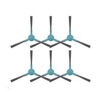 NVDERTA Serpillères filtrantes à Brosse compatibles avec Mova E 10 / Trouver E10 / Ultenic D10 / T10 Lite / Q8 Max/Lubluelu L15, Accessoires(6 Side Brush)