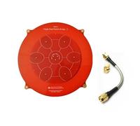 NVDHYTI Antenne FPV à Triple Alimentation 150 mm, 5,8 GHz, 14 dBi, émetteur d', Panneau Plat, for Drone FPV, Rouge, Installation Facile et Utilisation Facile