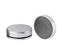 nVent HOFFMAN Aimant plat sans taraudage, Ferrite,⌀: 32 mm Quantité:1