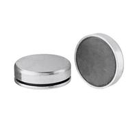 nVent HOFFMAN Aimant plat sans taraudage, Ferrite,⌀: 63 mm Quantité:1