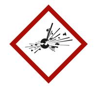 nVent HOFFMAN HOFFMANN Symbole pour les substances dangereuses Bombe en explosion, Type: 03037 Quantité:1