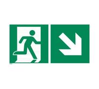 nVent HOFFMAN Signaux de secours Issue de secoursà droite vers le bas, Type: 11400 Quantité:1