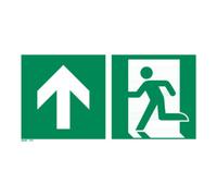 nVent HOFFMAN Signaux de secours Sortie de secours tout droit, par la porte ou vers le haut, Type: 15300 Quantité:1
