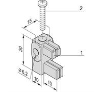 nVent SCHROFF 20100030 Kit de fixation 4 pc(s)
