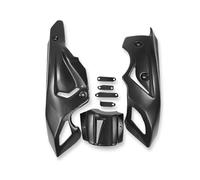 NVETJMUA Aileron de Moto pour MT-07 FZ-07 2014 2015 2016 2017 pour MT07 FZ07 Moto Carénage Inférieur Spoiler Moteur Belly Pan Corps d'ailes aérodynamiques(Matte Black)