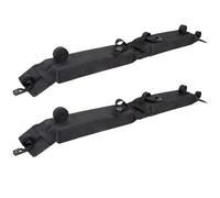 NVETJMUA Barres de Toit Barres Toit Souples Universelles Pliables pour Voiture Porte-Bagages Supérieur Support Oxford 600D Coussinets Longs pour Porte-Bagages de Voiture