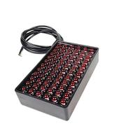 NVETJMUA Feu Arrière Feu de freinage universel à 72 LED pour voiture, feu pilote F1, feux de freinage à LED, lampe pilote pour pare-chocs arrière feux arrières(B-Red LEDs)