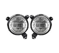 NVETJMUA Feux avants auto Phares LED 7 Pouces Pour Jeep Pour Wrangler JK JL JLU Pour Sahara Pour Rubicon Pour Gladiator JT 2018-2022 Phares principaux(B Silver)