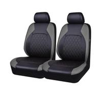 NVETJMUA Housse Siège Auto 2 Places pour Mitsubishi pour Outlander pour ASX pour Eclipse pour Lancer pour Pajero pour Sport pour Zinge Housse de Siège de Voiture(Black Gray 2 Seat)
