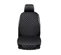 NVETJMUA Housse Siège Auto en Cuir PU pour Mitsubishi pour Outlander pour ASX pour Eclipse pour Lancer pour Pajero pour Zinger Housse de Siège de Voiture(Black 1 Seat)