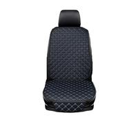 NVETJMUA Housse Siège Auto en Cuir PU pour Mitsubishi pour Outlander pour ASX pour Eclipse pour Lancer pour Pajero pour Zinger Housse de Siège de Voiture(Black Blue 1 Seat)