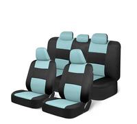 NVETJMUA Housses Siège Auto Universelles avec Housse Volant Protection des Épaules Adaptées À La Plupart des Voitures SUV Et Camions Housse de Siège de Voiture(Mint)