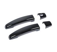 NVETJMUA Poignées Porte Extérieures Voiture Pour Chevrolet Pour Camaro 2010 2011 2012 2013 2014 2015 Voiture Extérieur Gauche Côté Droit Poignée Porte Couvercle Garniture Ensemble Capuchons