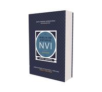 NVI, Biblia de Estudio actualizada, Revisión 2022, Letra grande, Tapa Dura, Interior a color, Palabras de Jesús en Rojo, Comfort Print