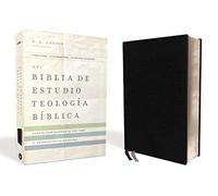 NVI, Biblia de Estudio Teología Bíblica, Interior a cuatro colores, Piel reciclada, Negro: Sigue el plan redentor de Dios como se desenlaza en las Escrituras
