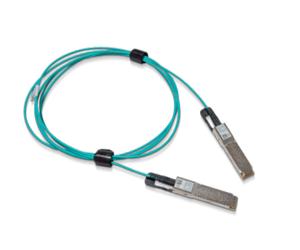 Nvidia MFS1S00-H005V câble InfiniBand et à fibres optiques 5 m QSFP56 Noir, Bleu