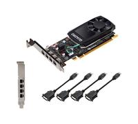 NVIDIA Quadro P1000 DVI - Carte graphique - Quadro P1000 - 4 Go GDDR5 - PCIe 3.0 x16 profil bas - 4 x Mini DisplayPort - Pour la vente au détail